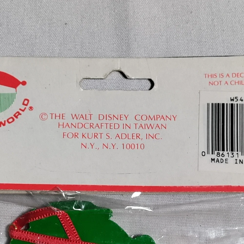 Vintage‎ Disney Lion King Wooden Christmas Ornament Kurt Adler Nala and Mufasa